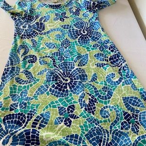Paisley retro dress medium 38” mosaic